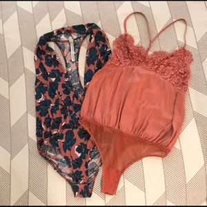 NWOT Free People Bodysuit Bundle